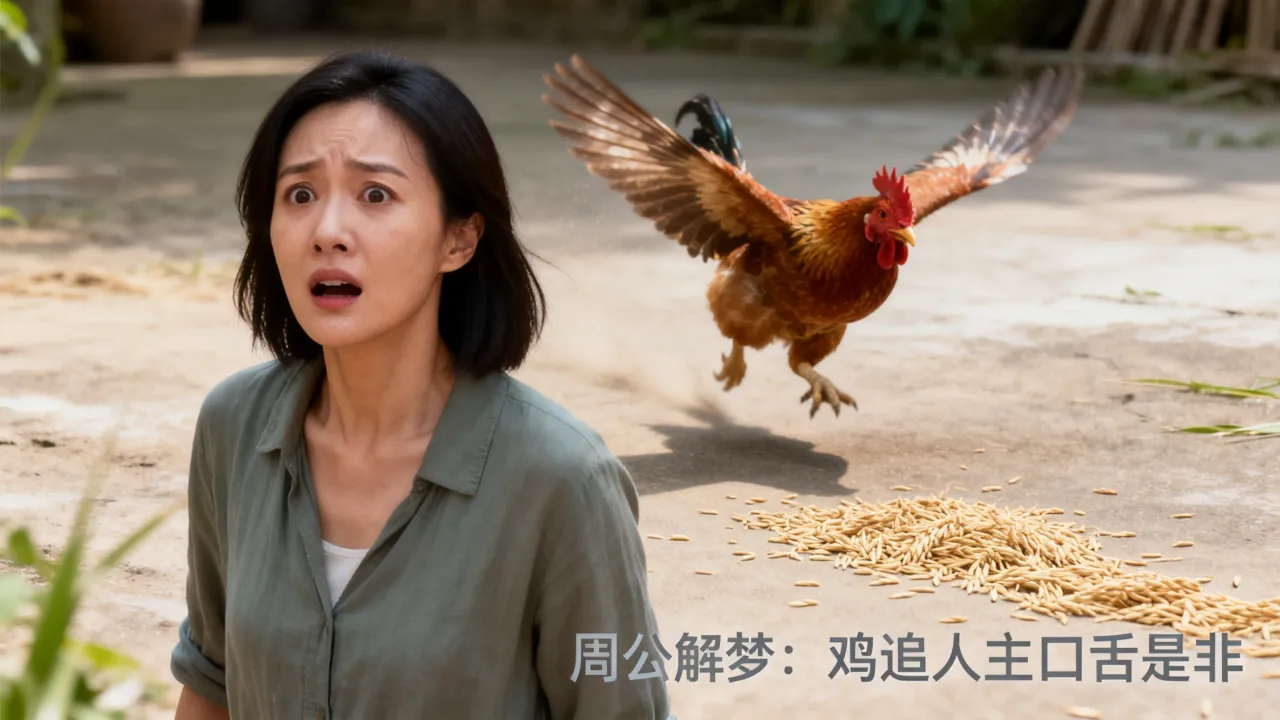 梦到鸡捉人是什么预兆，周公解梦梦见鸡追人好不好