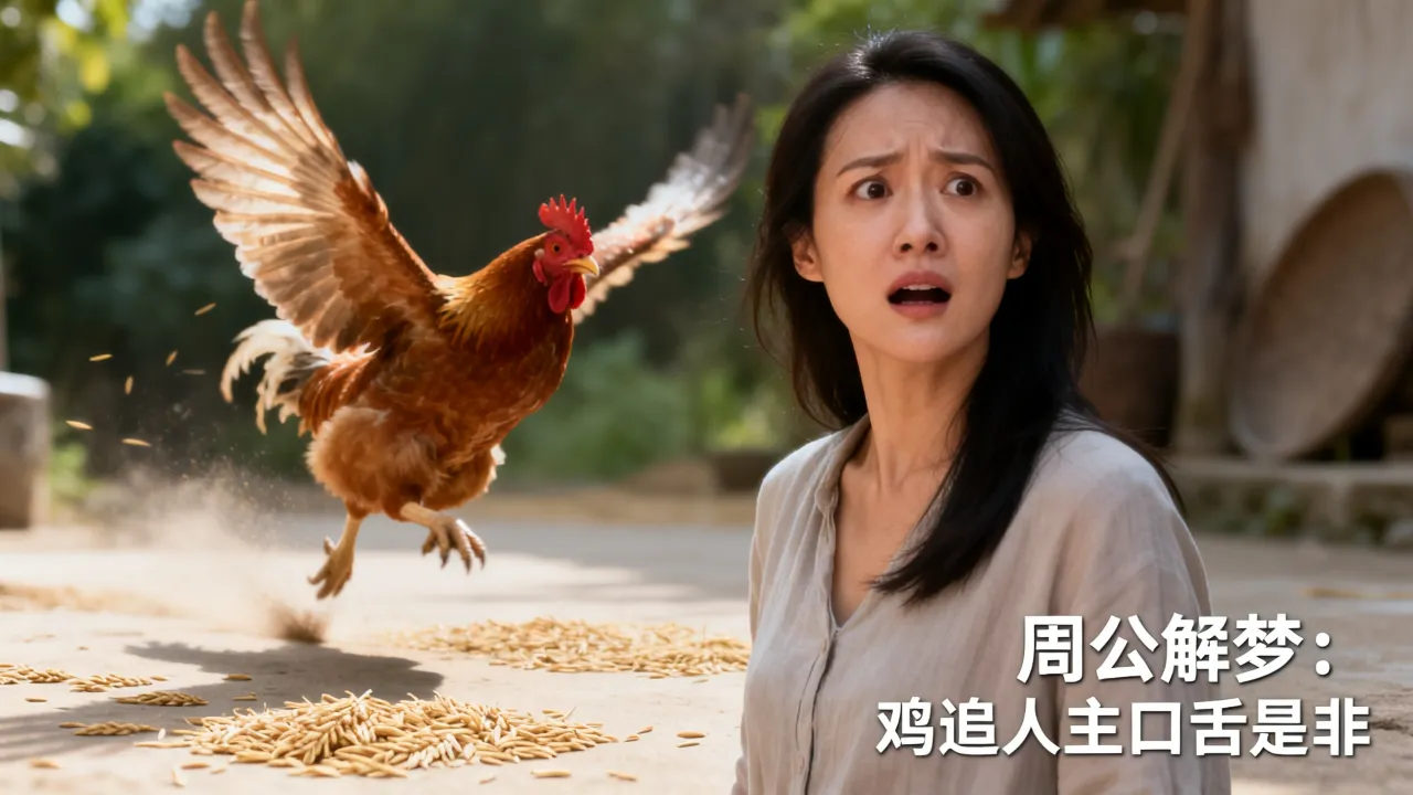 梦到鸡捉人是什么预兆，周公解梦梦见鸡追人好不好