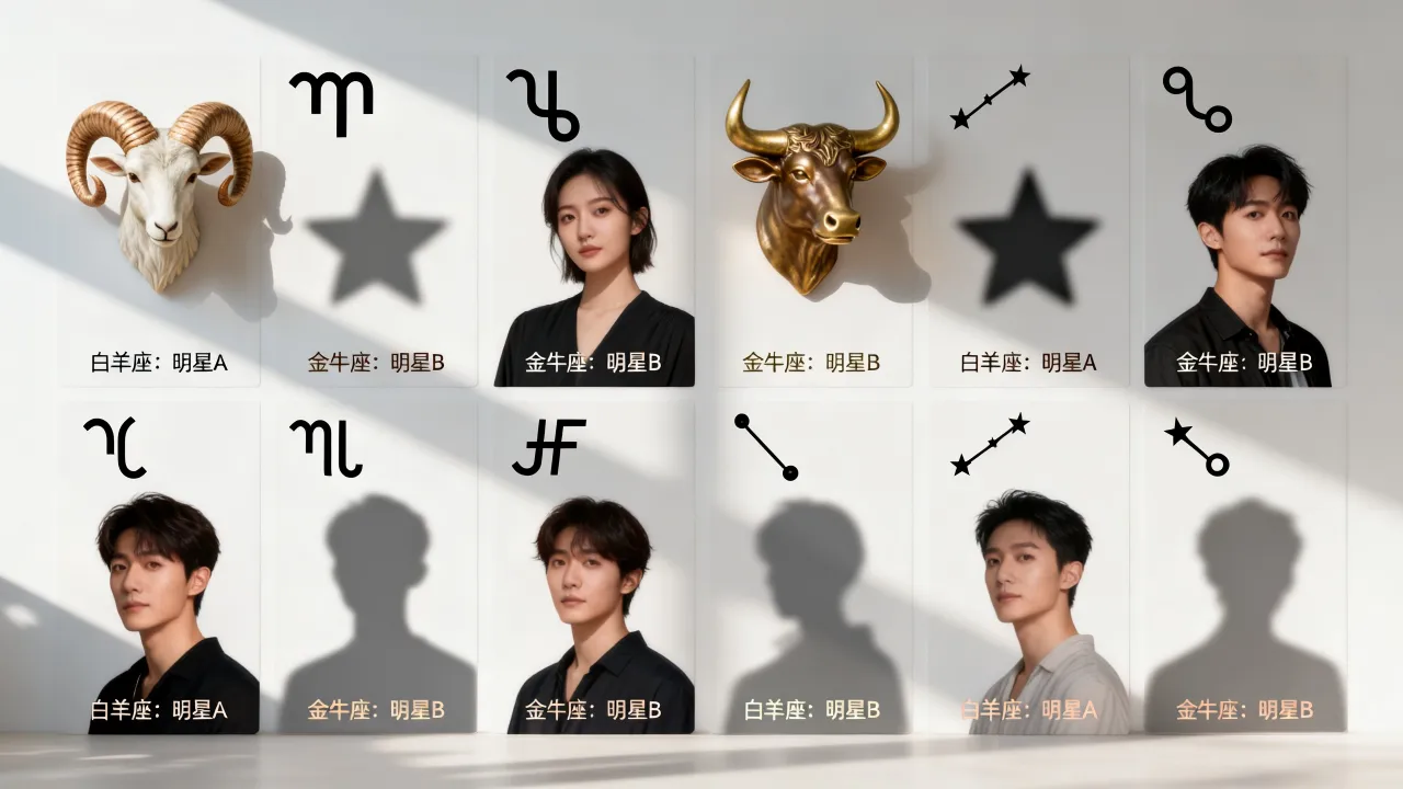 十二星座代表的明星有哪些，哪个星座明星最多