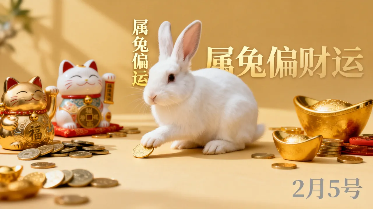 2月5号属兔的偏财运怎么样,属兔人今日偏财运好坏,属兔人今日偏财运 2月5号属兔的偏财运怎么样,属兔人今日偏财运好坏,属兔人今日偏财运