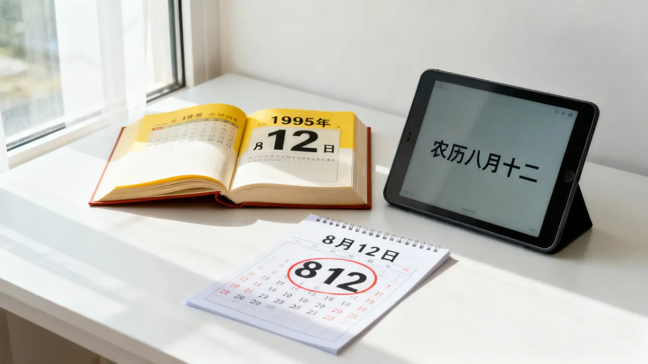 95年812阴历是几月几日，农历八月十二公历哪天