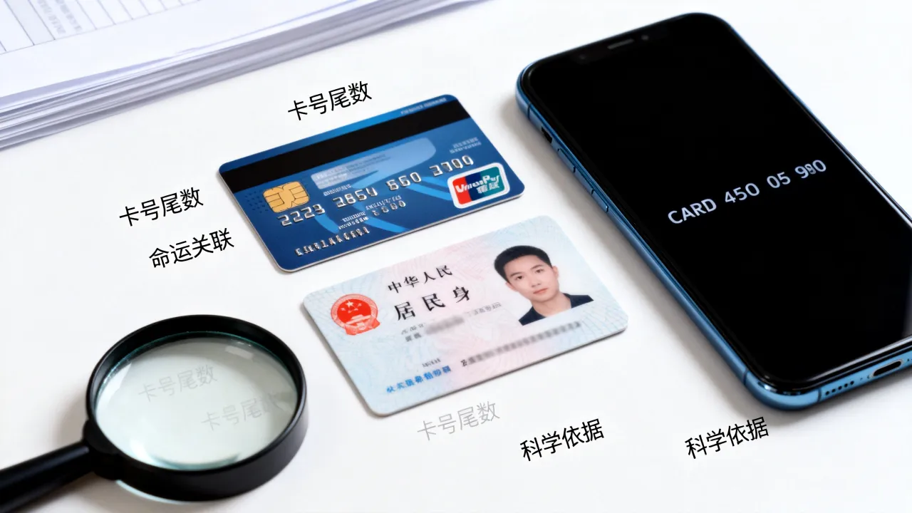 卡号尾数真的决定命运吗,有依据吗 卡号尾数真的决定命运吗,有依据吗