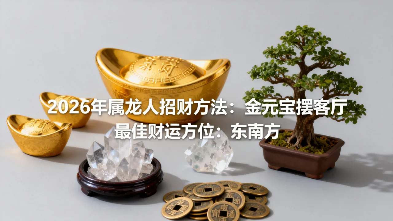 属龙人2026年招财方法有哪些?最佳财运方位在哪? 属龙人2026年招财方法有哪些?最佳财运方位在哪?
