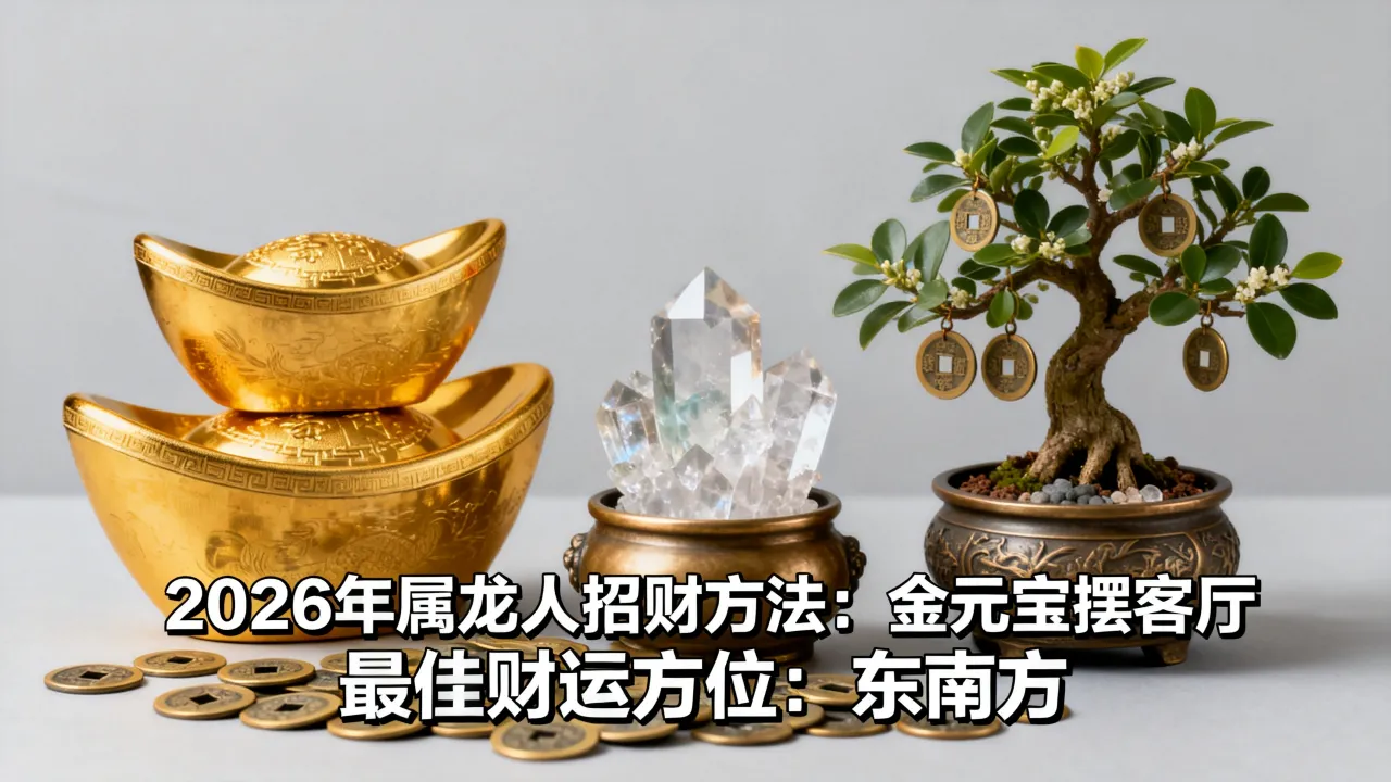 属龙人2026年招财方法有哪些?最佳财运方位在哪? 属龙人2026年招财方法有哪些?最佳财运方位在哪?