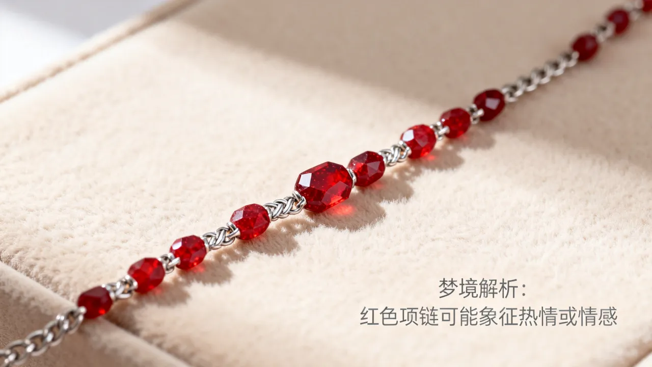 梦到红色项链怎么回事，女人梦见红色项链预示什么