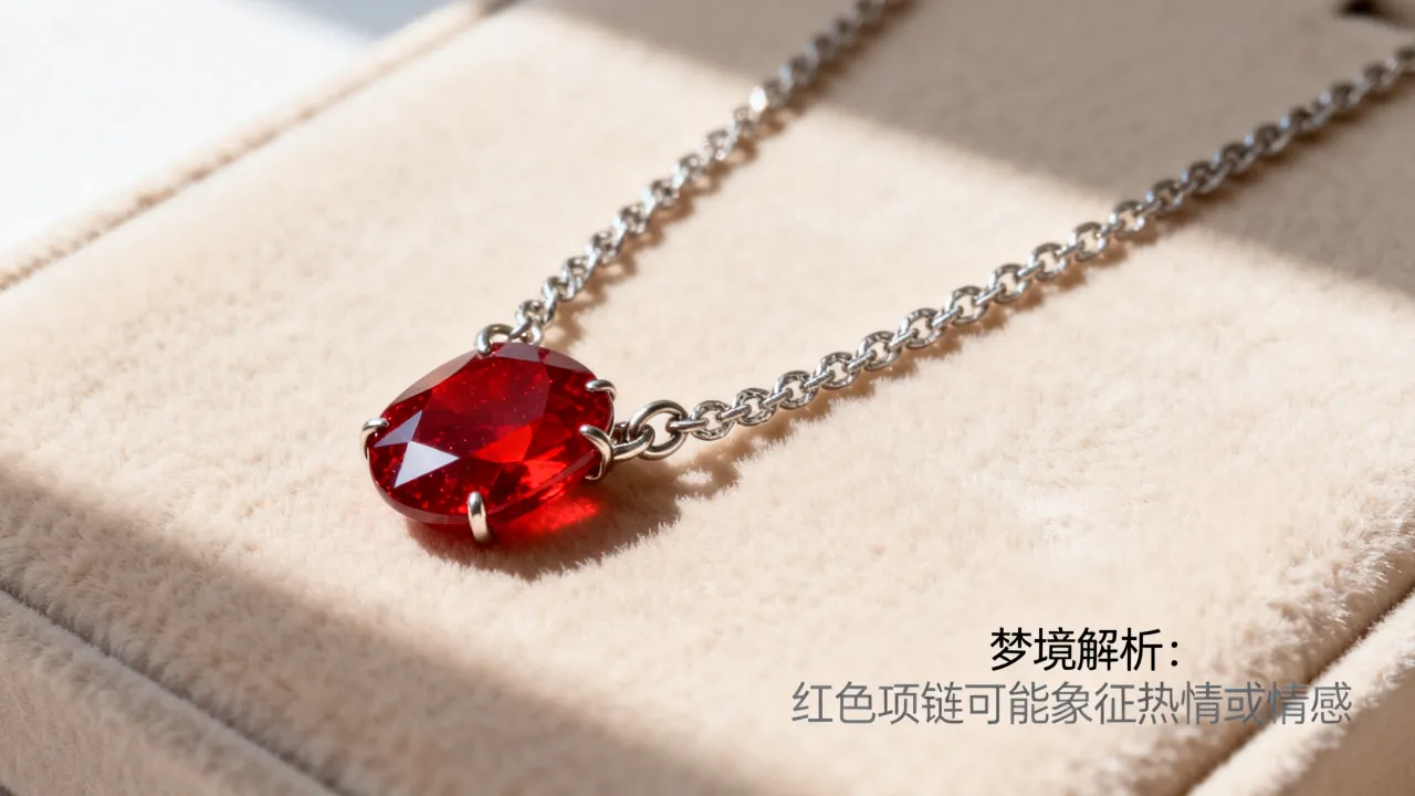 梦到红色项链怎么回事，女人梦见红色项链预示什么