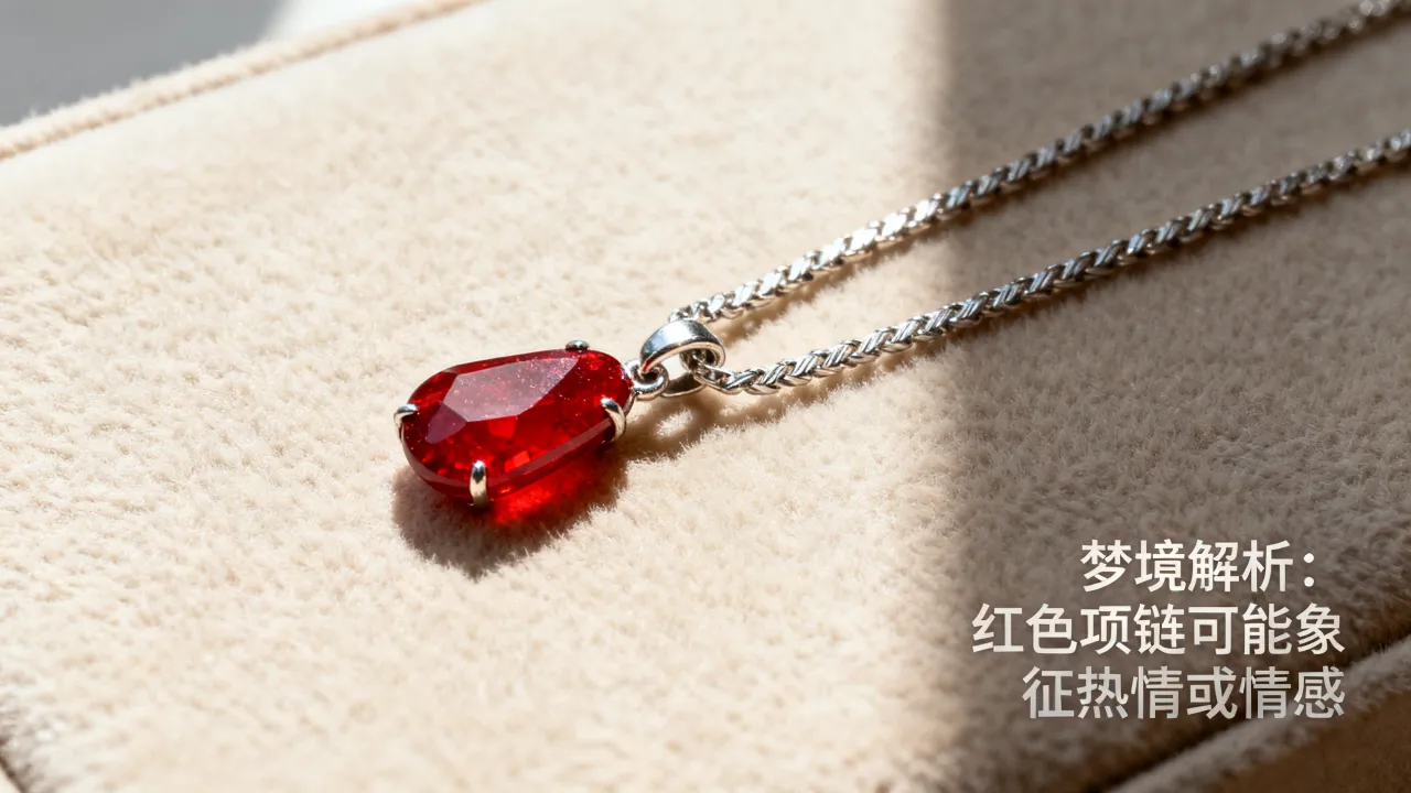 梦到红色项链怎么回事，女人梦见红色项链预示什么