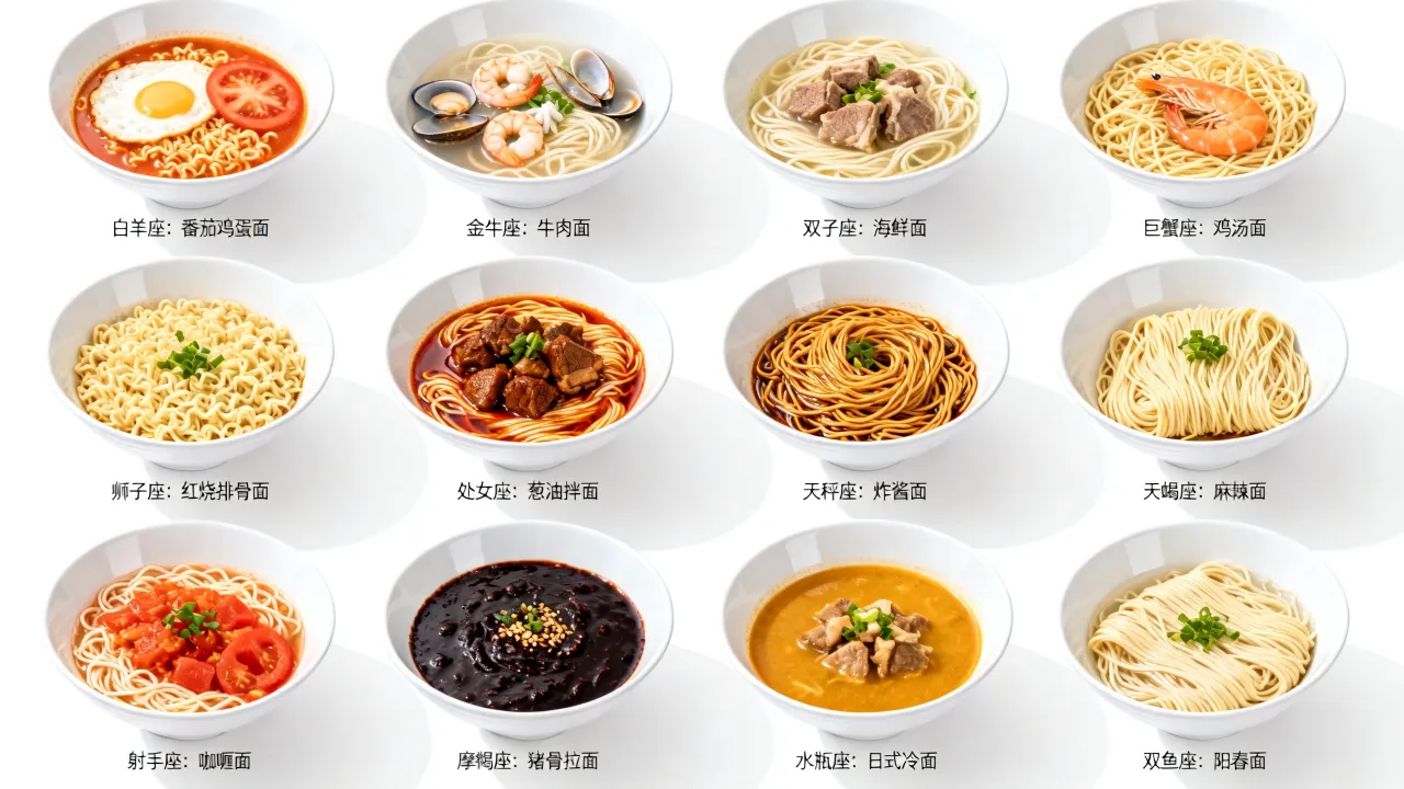 十二星座最爱吃什么面条?星座面食排行榜 十二星座最爱吃什么面条?星座面食排行榜