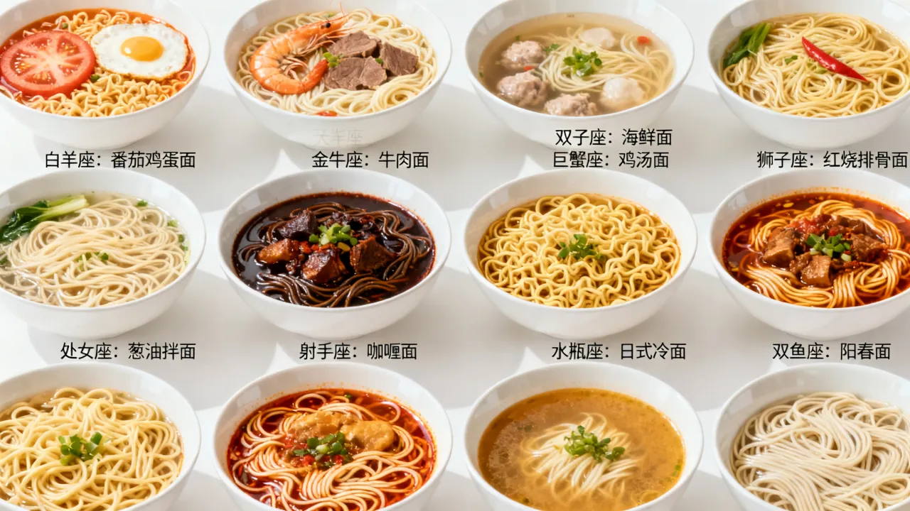 十二星座最爱吃什么面条?星座面食排行榜 十二星座最爱吃什么面条?星座面食排行榜