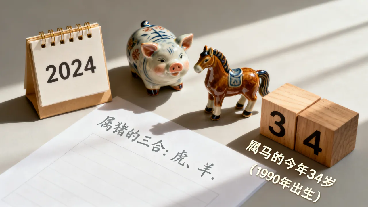 属猪的三合是什么，属马的今年多少岁了？