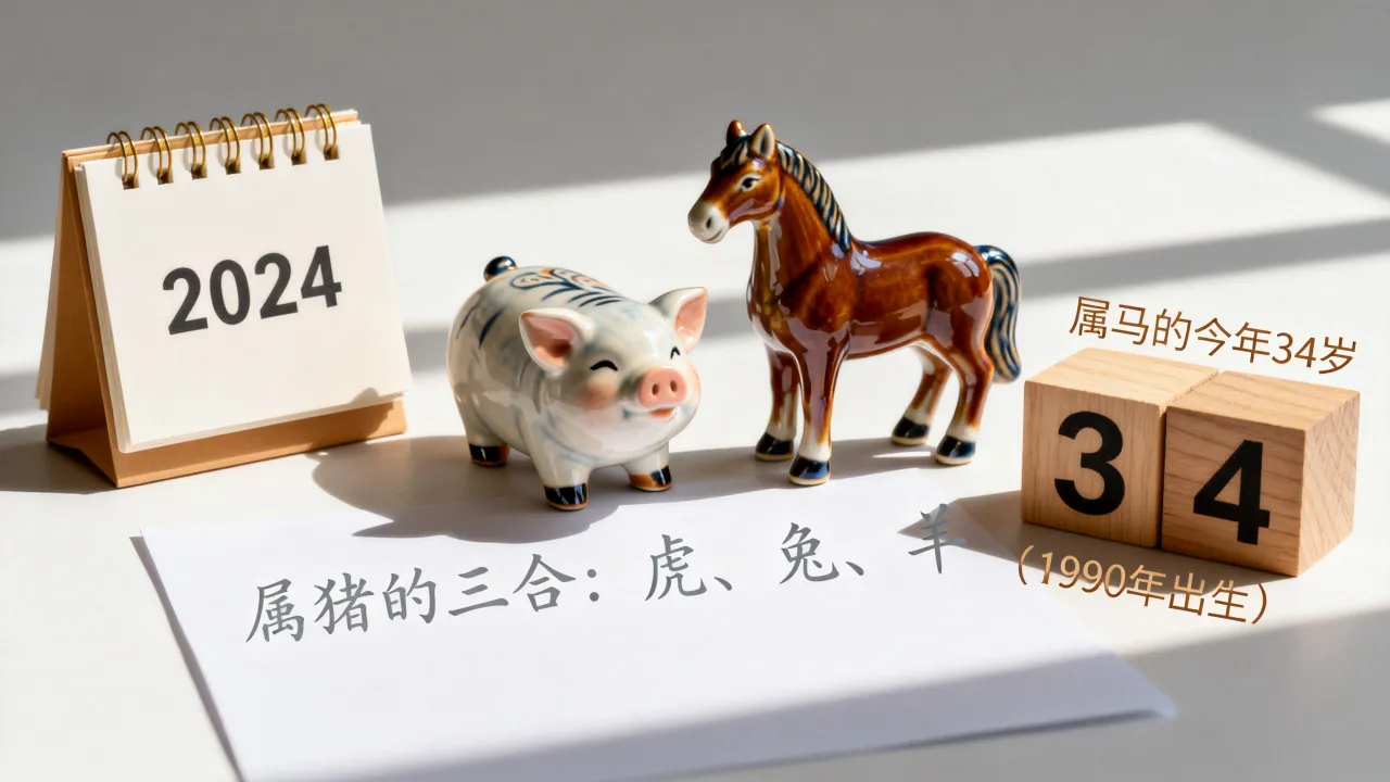 属猪的三合是什么，属马的今年多少岁了？