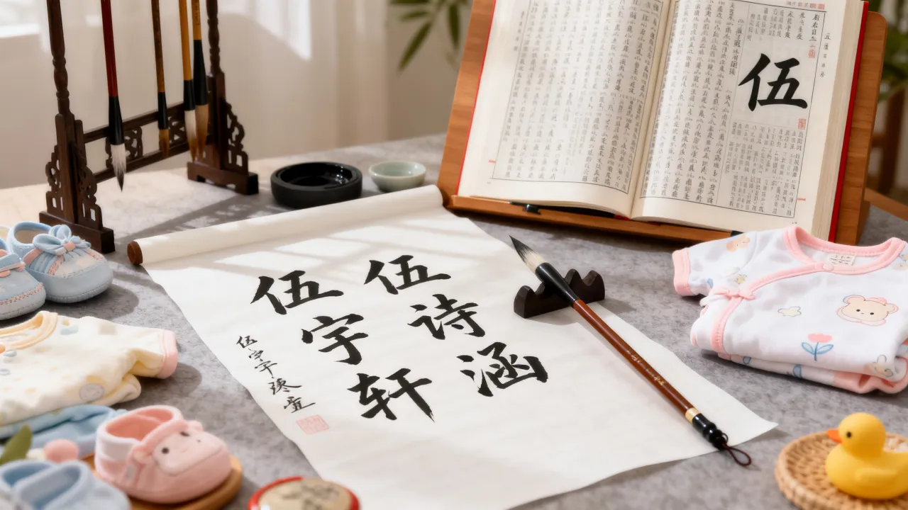 姓伍的宝宝怎么起名，伍姓男孩女孩起名宜用字有哪些