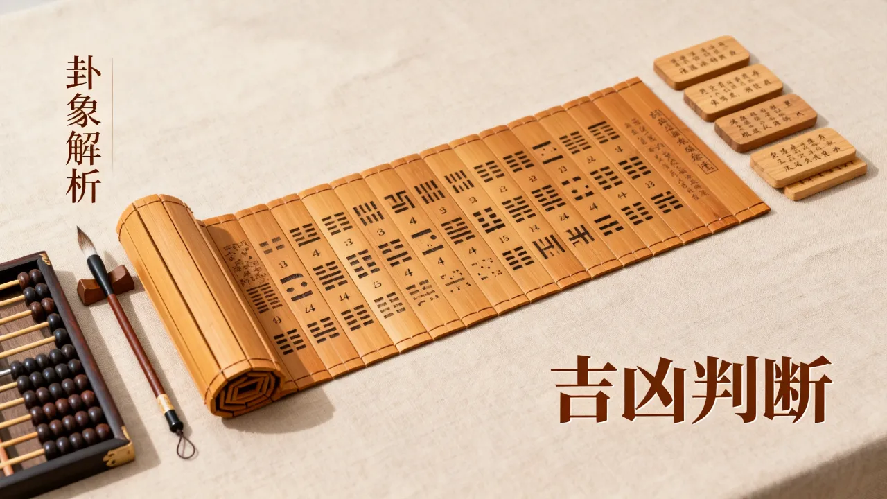卦吉凶最后怎么看准确，《易经》六十四卦吉凶判断诀窍