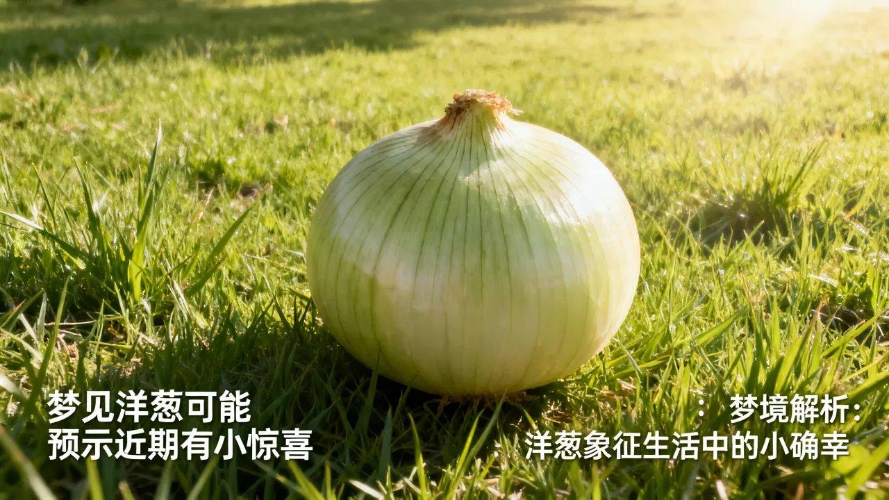 梦到了羊葱是什么预兆？梦见羊葱有什么预示