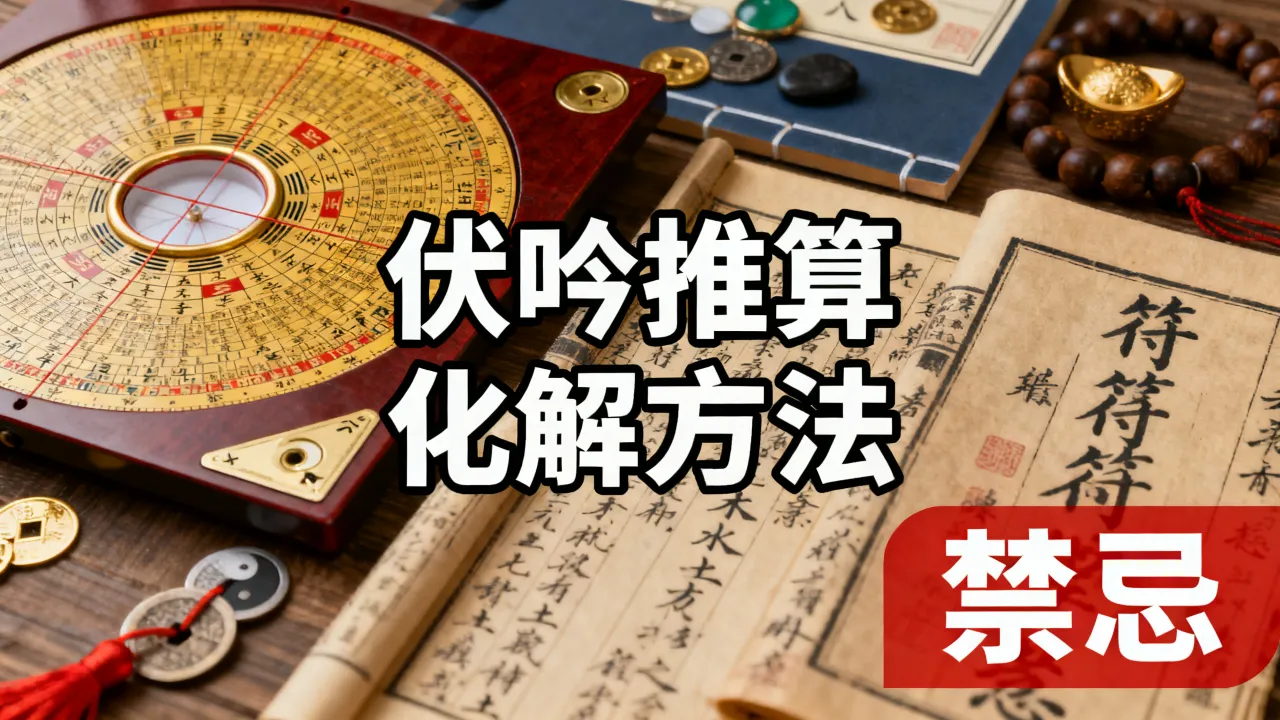伏吟怎么推算吉凶化解，八字伏吟的化解方法与禁忌