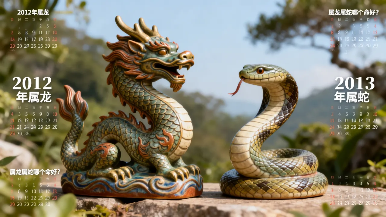 2012年属什么生肖，2013年属什么生肖，属龙属蛇哪个命好？