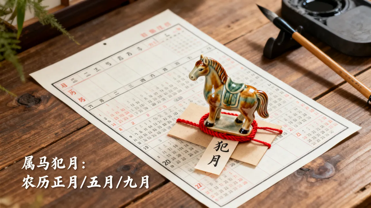 属马犯月份农历是几月？属马是几月犯月有什么说法