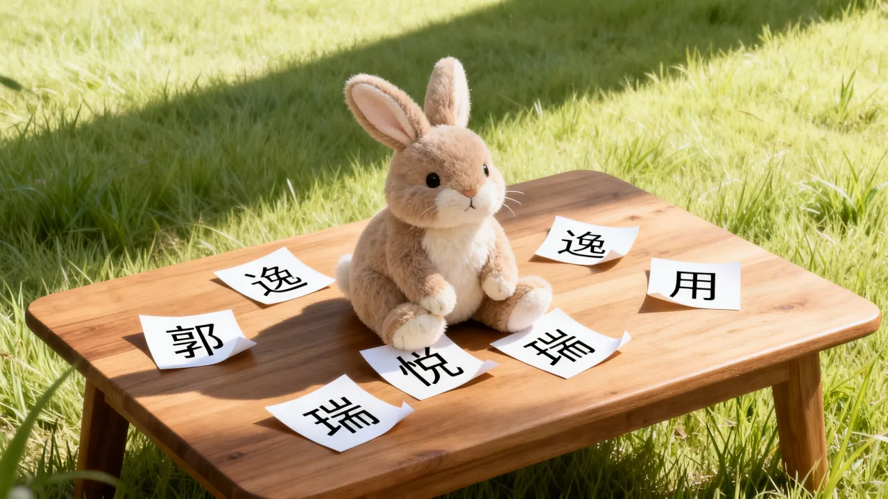 姓郭兔宝宝怎么起名？2025年属兔男孩女孩宜用字大全