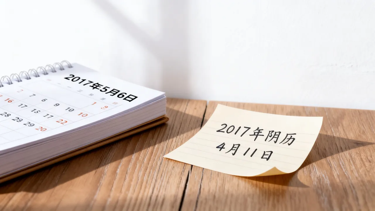 2017阴历4月11日是几月几号，阴历4月11日对应的公历日期是什么？