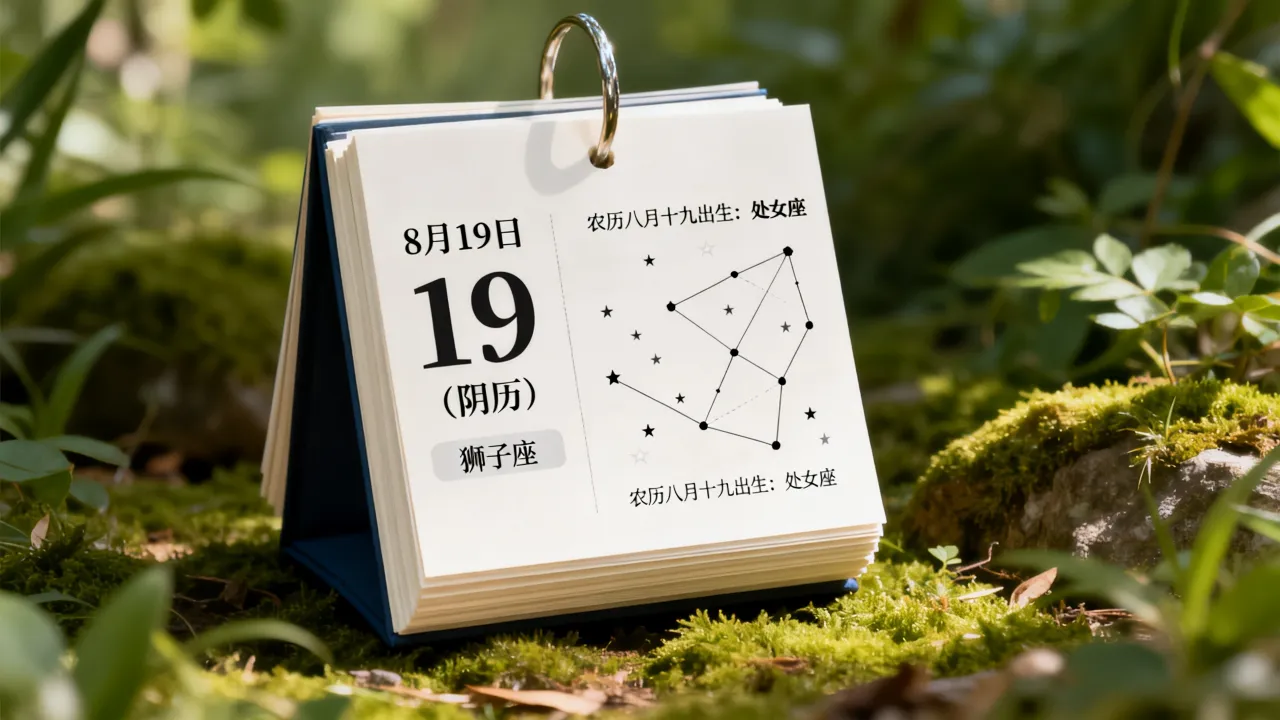 8月19阴历是什么星座,农历八月十九出生的人属哪个星座? 8月19阴历是什么星座,农历八月十九出生的人属哪个星座?