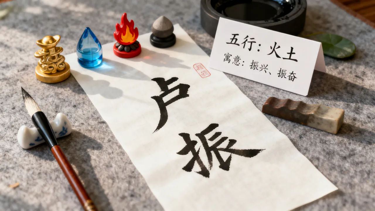 宝宝排行起名卢振什么好？卢振名字五行与寓意详解