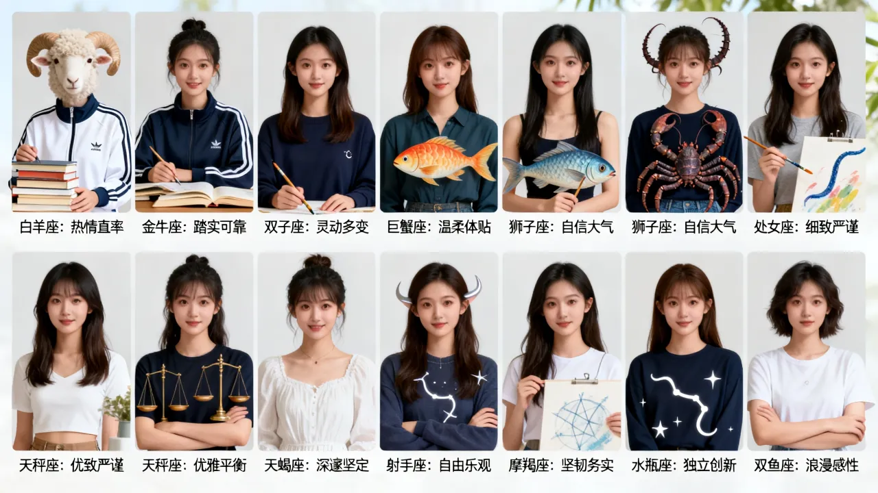 十二星座优秀女生有什么特质？，哪个星座最优秀？