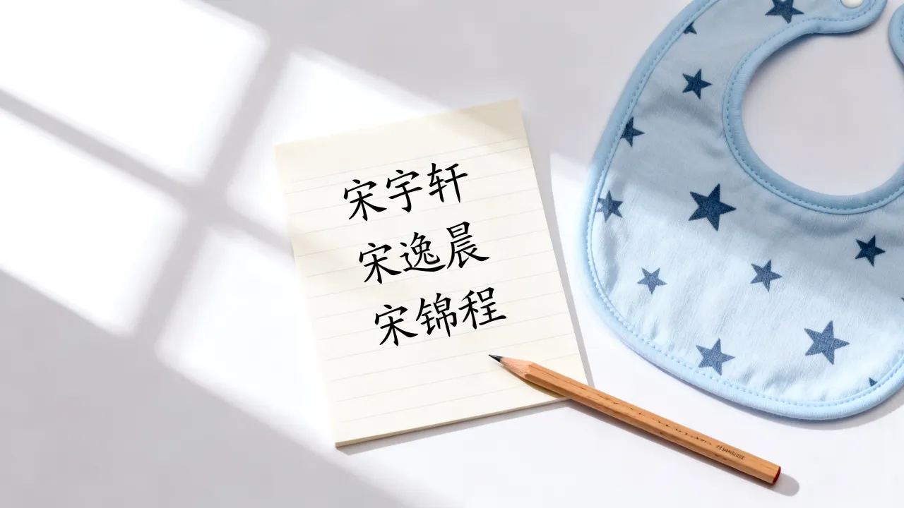 怎么给姓宋的宝宝起名，姓宋男孩起什么名字好？