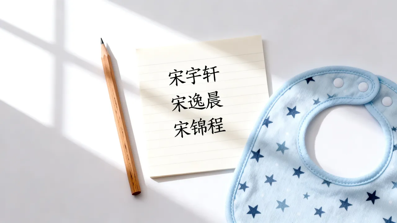 怎么给姓宋的宝宝起名，姓宋男孩起什么名字好？