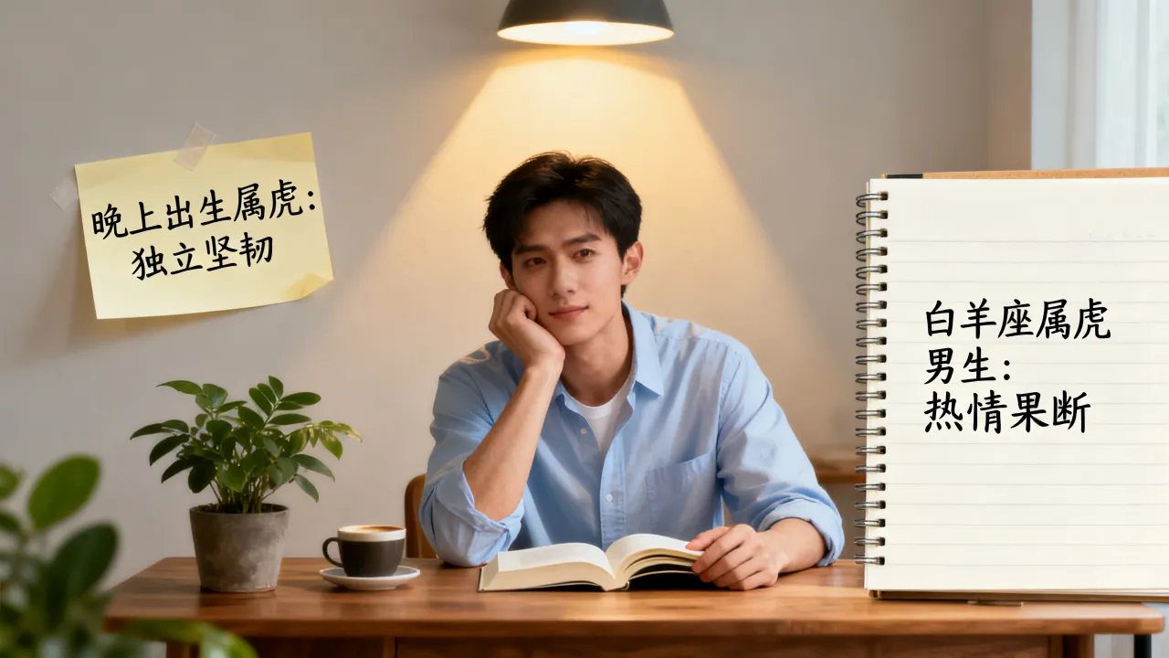 晚上出生属虎的性格怎么样，白羊座属虎男生的性格如何？