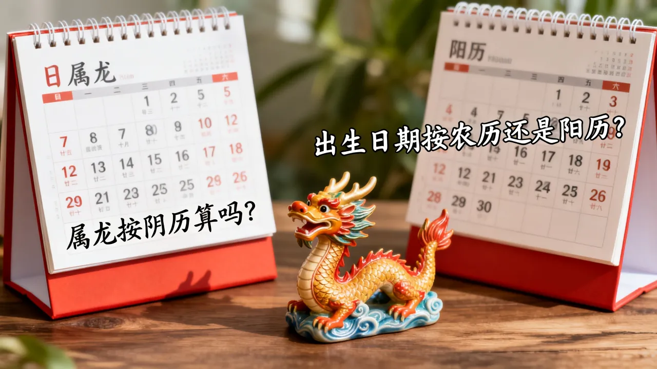 属龙按阴历算吗，属龙出生日期按农历还是阳历算？