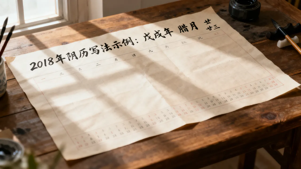 2018年阴历写法是什么?阴历日期正确书写做参考 2018年阴历写法是什么?阴历日期正确书写做参考