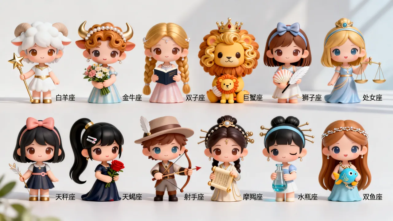 十二星座公主图片卡通谁最漂亮?十二星座公主卡通图片有哪些? 十二星座公主图片卡通谁最漂亮?十二星座公主卡通图片有哪些?