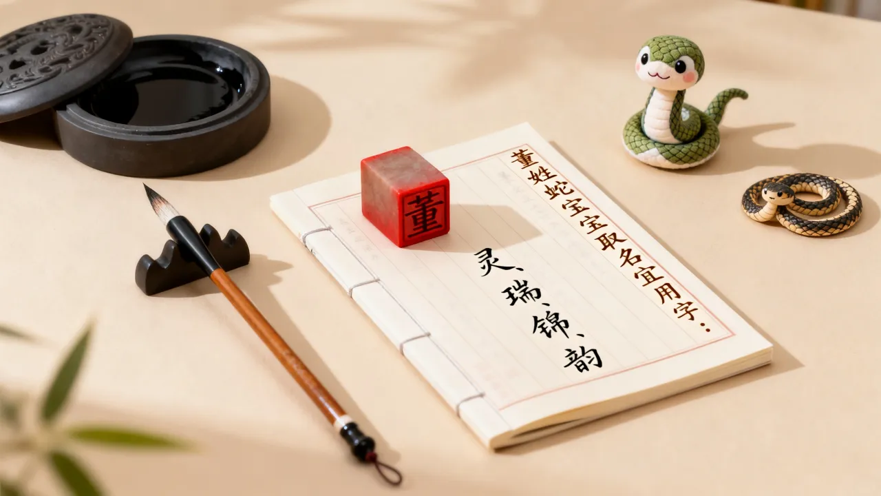 姓董蛇宝宝怎么起名？董姓蛇宝宝取名宜用字有哪些？