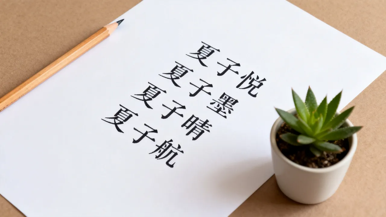 宝宝起名夏子什么好听,夏子后面加什么字好听? 宝宝起名夏子什么好听,夏子后面加什么字好听?
