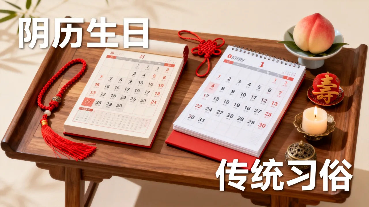 阴历阳历生日过那个，传统习俗按哪个算？