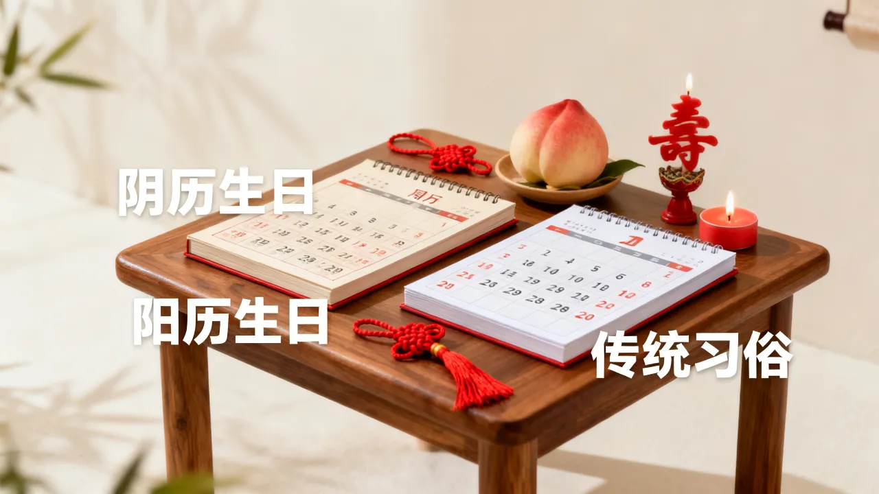 阴历阳历生日过那个，传统习俗按哪个算？
