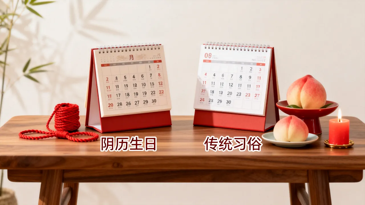 阴历阳历生日过那个，传统习俗按哪个算？
