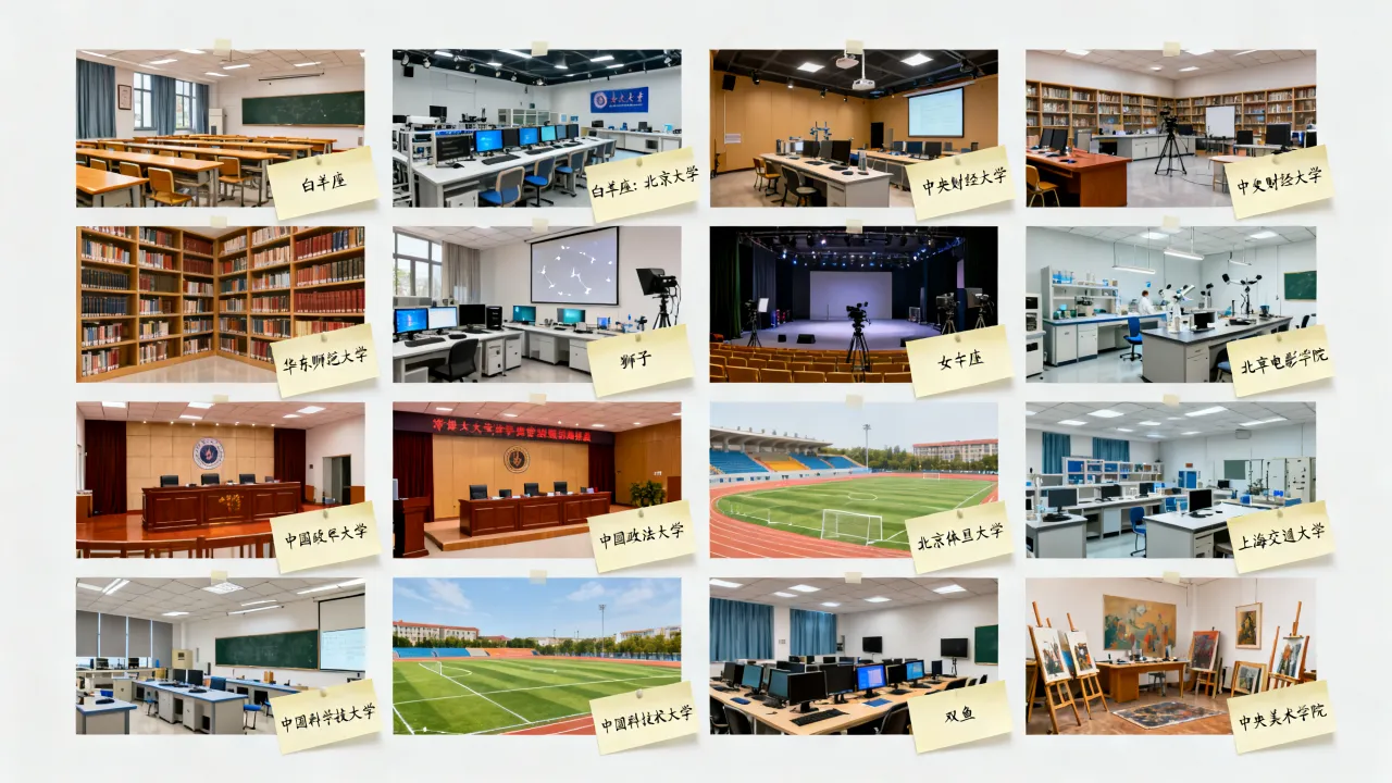 十二星座适合什么学校，十二星座分别适合报考哪些大学？