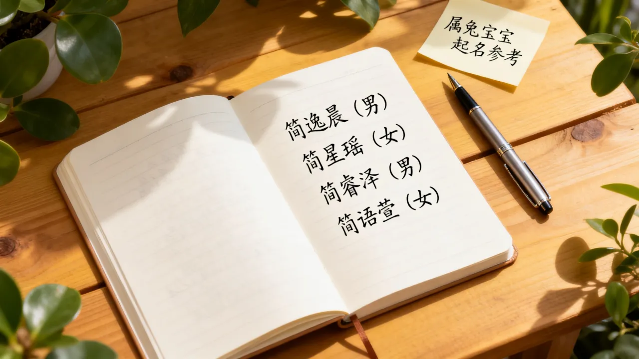 兔宝宝姓简怎么起名?属兔简姓男孩女孩好听名字大全 兔宝宝姓简怎么起名?属兔简姓男孩女孩好听名字大全