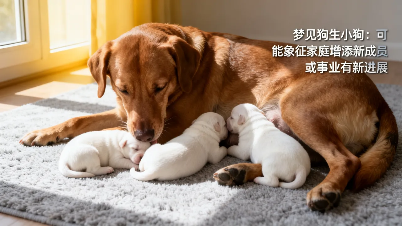 梦到狗下崽了什么预兆,梦见狗生小狗好不好 梦到狗下崽了什么预兆,梦见狗生小狗好不好
