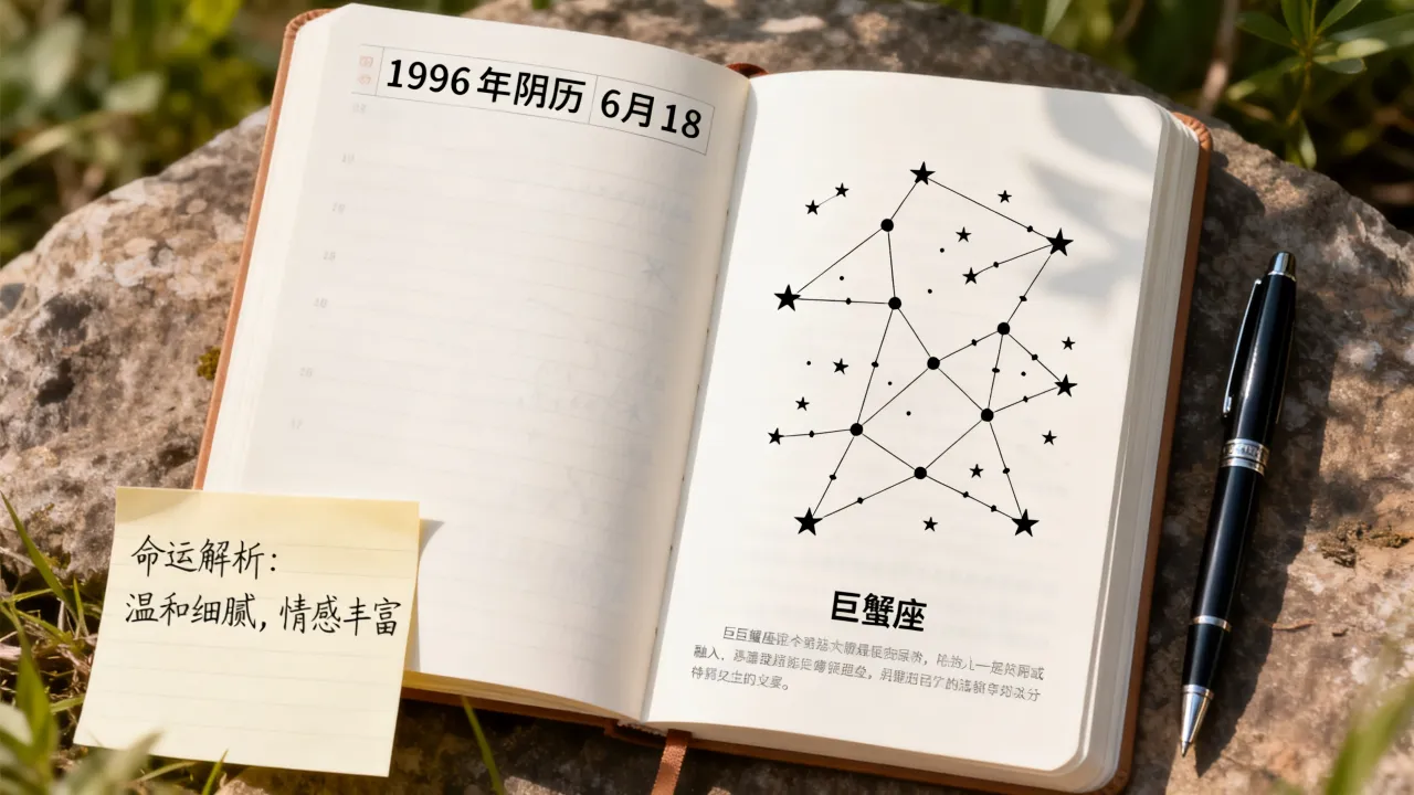 1996年阴历6月18是什么星座?阴历六月十八出生命运如何? 1996年阴历6月18是什么星座?阴历六月十八出生命运如何?