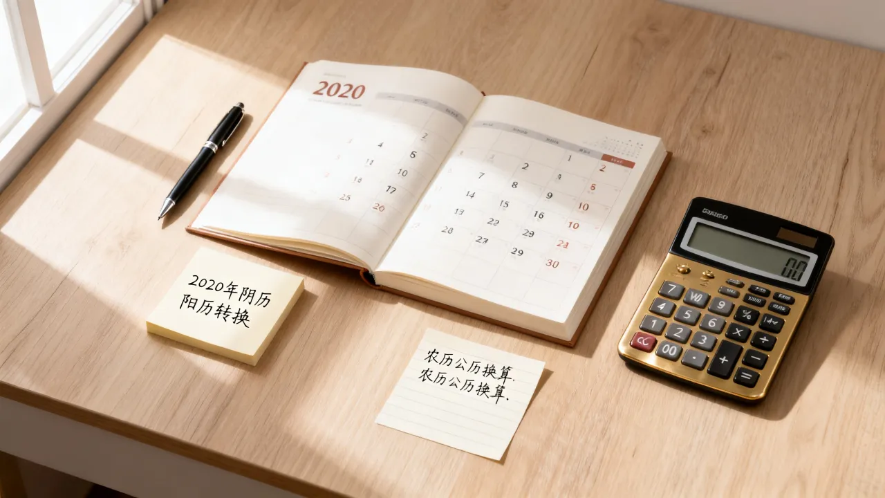 2020年阴历阳历转换怎么算，农历公历生日换算查询