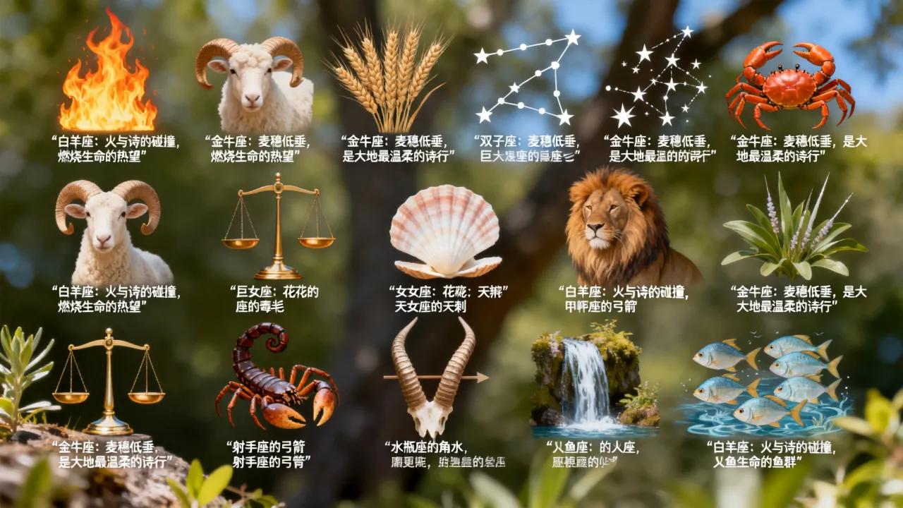 十二星座唯美诗句有哪些?十二星座唯美诗句哪句最美 十二星座唯美诗句有哪些?十二星座唯美诗句哪句最美