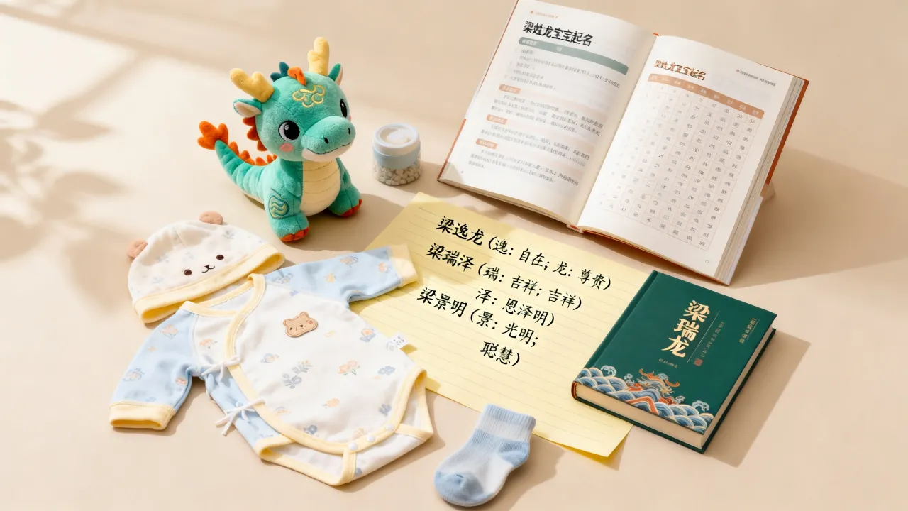 龙宝宝姓梁怎么起名,梁姓龙宝宝怎么取名好听有寓意 龙宝宝姓梁怎么起名,梁姓龙宝宝怎么取名好听有寓意