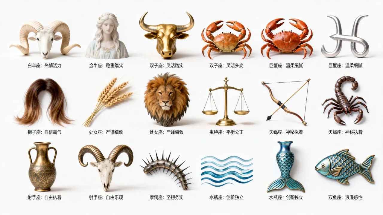 十二星座刻画是什么,十二星座性格特点刻画怎么看 十二星座刻画是什么,十二星座性格特点刻画怎么看