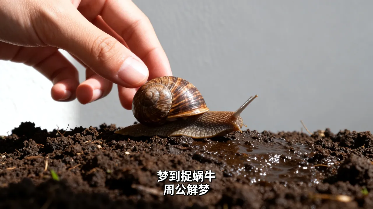梦到捉蜗牛是咋回事，周公解梦有什么预兆