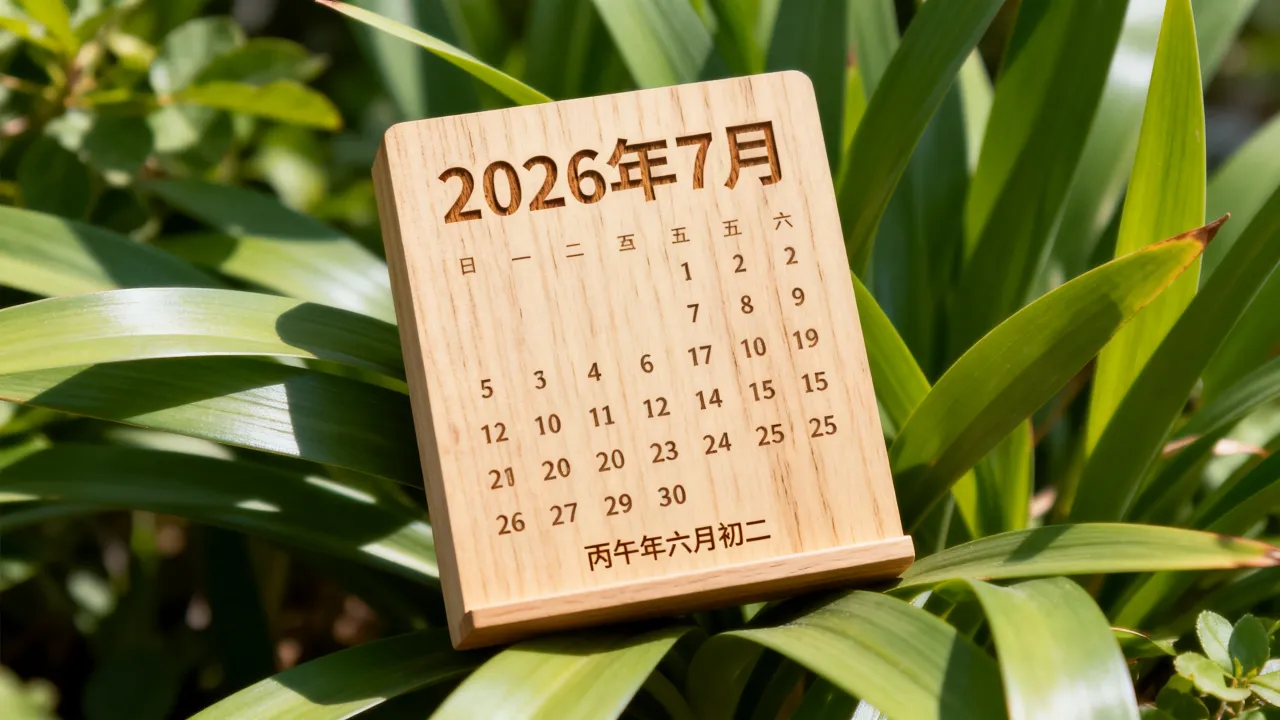 阳历7月阴历多少?2026年阳历7月对应农历几月几日 阳历7月阴历多少?2026年阳历7月对应农历几月几日