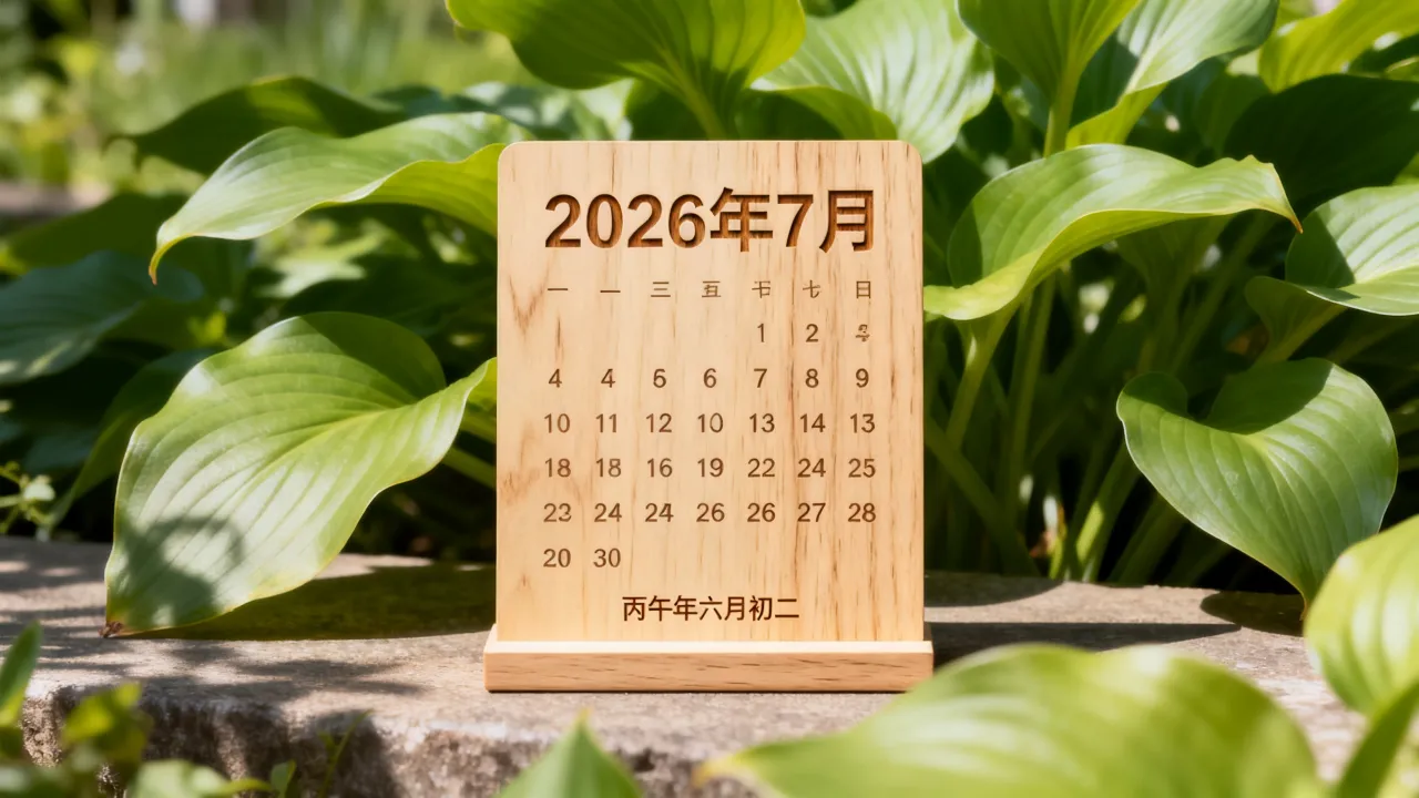 阳历7月阴历多少?2026年阳历7月对应农历几月几日 阳历7月阴历多少?2026年阳历7月对应农历几月几日