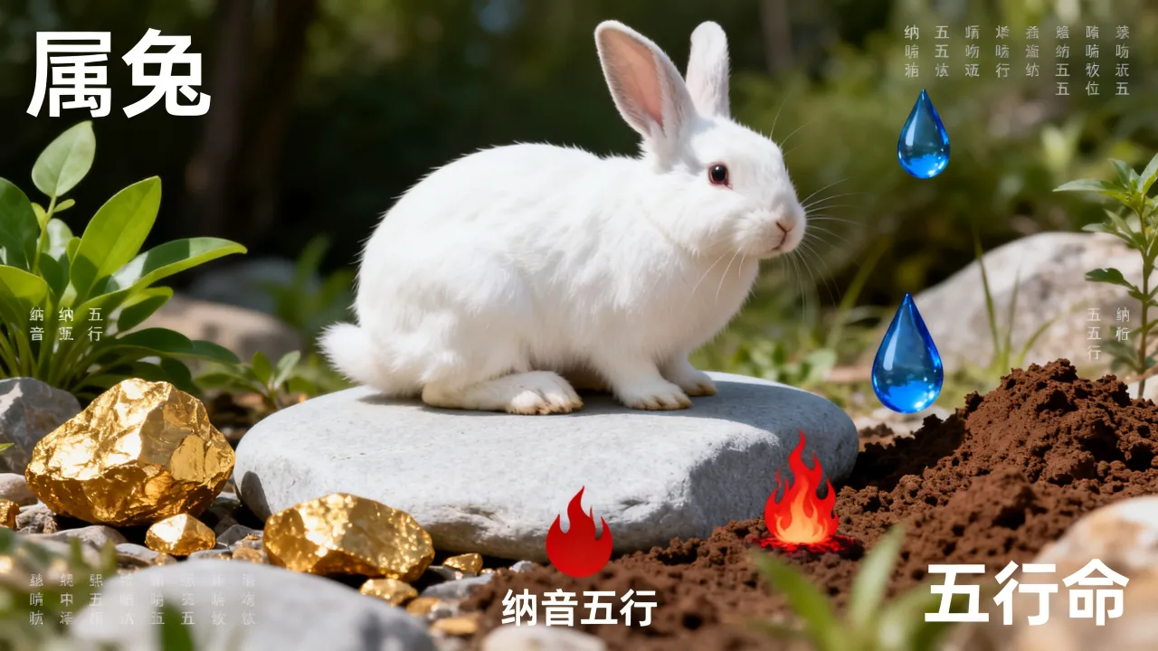 属兔的纳音五行是什么,属兔人五行属什么命? 属兔的纳音五行是什么,属兔人五行属什么命?
