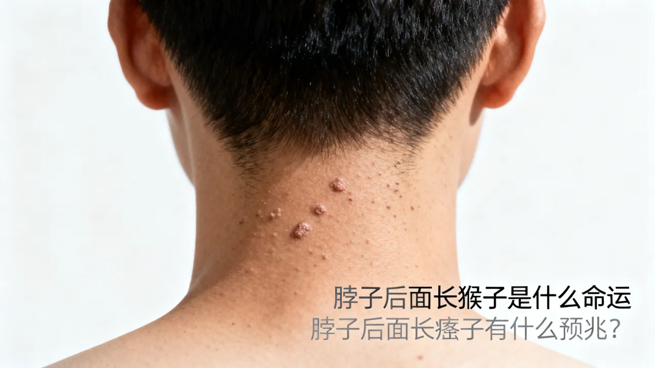 脖子后面长猴子是什么命运，脖子后面长瘊子有什么预兆？